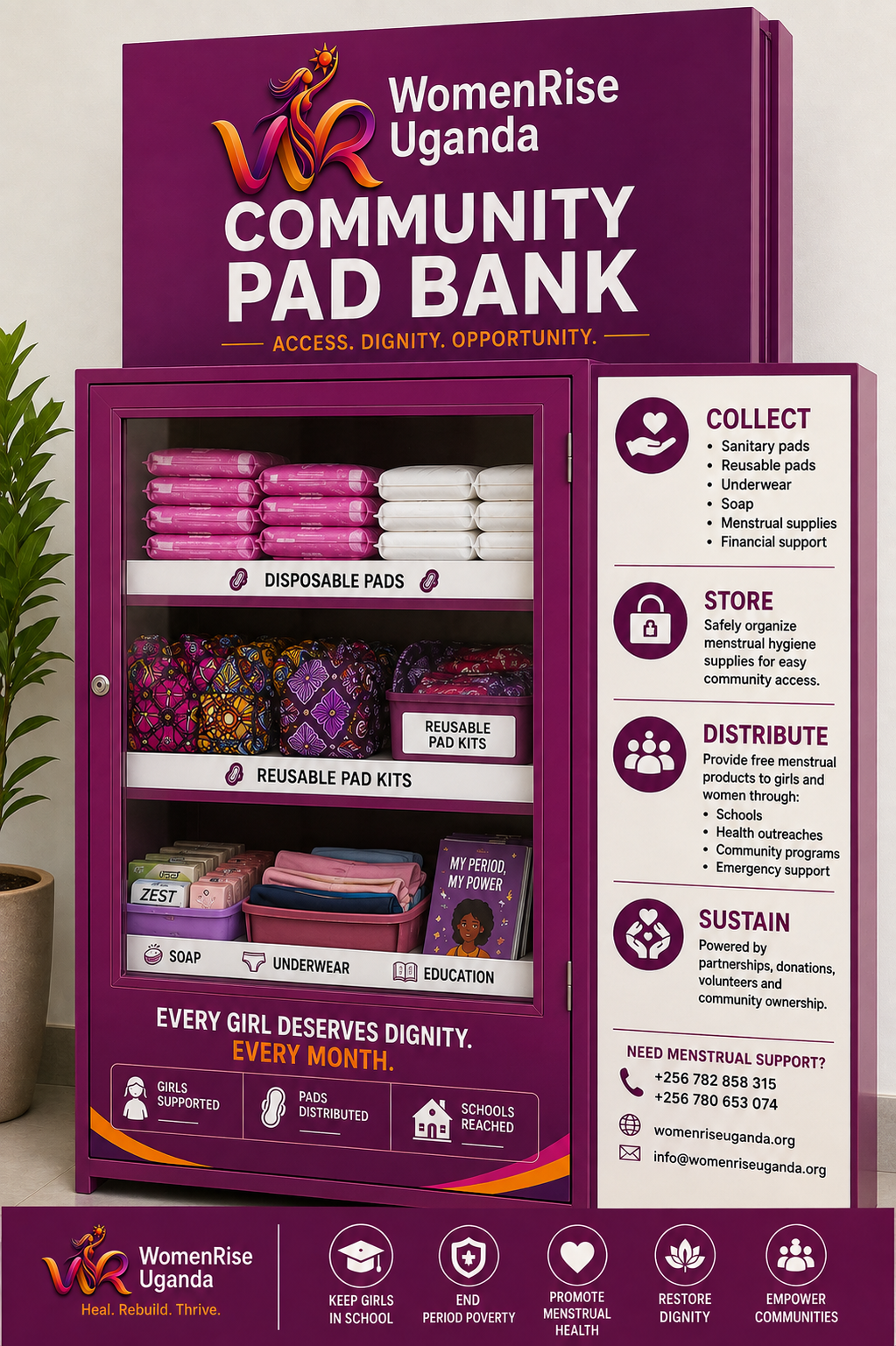 The WomenRise Pad Bank Project – Menstrual Dignity for All Girls in Nwoya District — photo 6